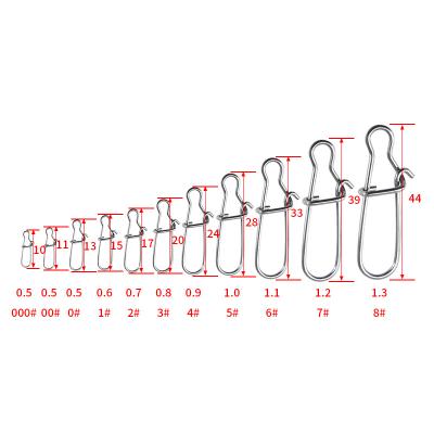 China Small Pin Fishing Lure Anti-Corrosion Anti-Corrosion Tackle Stainless Steel Accessories Increase Anti-Corrosion Fishing Swivel 100pcs for sale