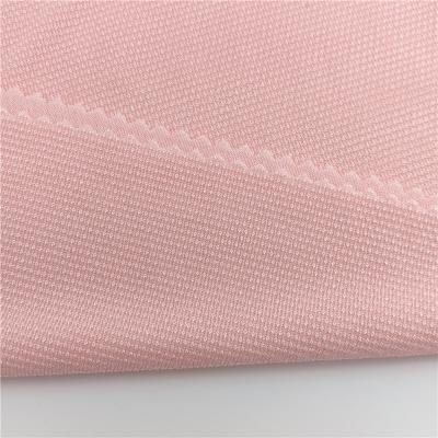 China Double layered mesh fabric 96% soft new beaded 4%spandex acetate fabric and comfortable pants women for sale