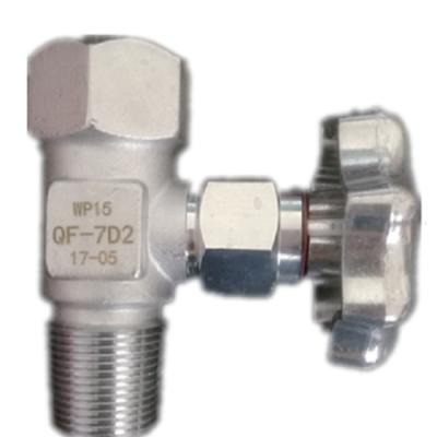 Chine QF-7D2Oxygen Oxygen Cylinder Valve, Medical CGA Cylinder Valve Gas Cylinder Valves, Gas Valve Type à vendre