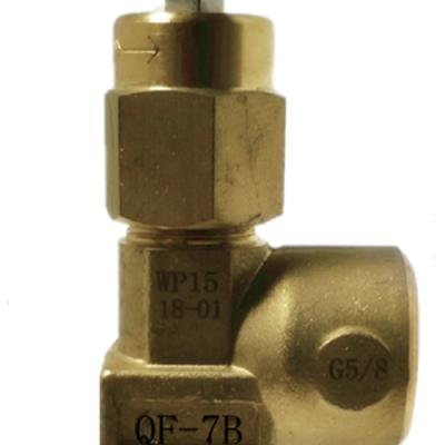 Chine QF-7BOxygen Oxygen Cylinder Valve, Medical CGA Cylinder Valve Gas Cylinder Valves, Gas Valve Type à vendre