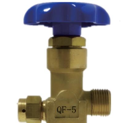 Chine QF-5 Oxygen Cylinder Valve, CGA Medical Cylinder Valve Gas Cylinder Valves, Gas Valve Type à vendre
