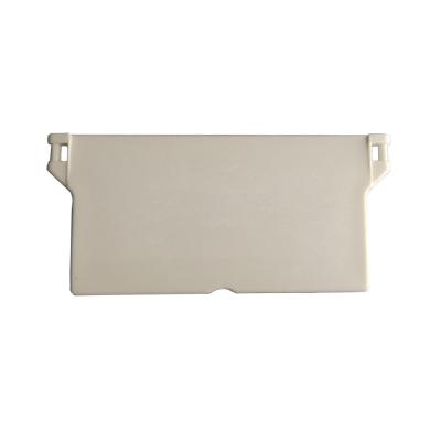 China Narrow Blade 89mm Plastic Bottom Weight For Vertical Blind à venda