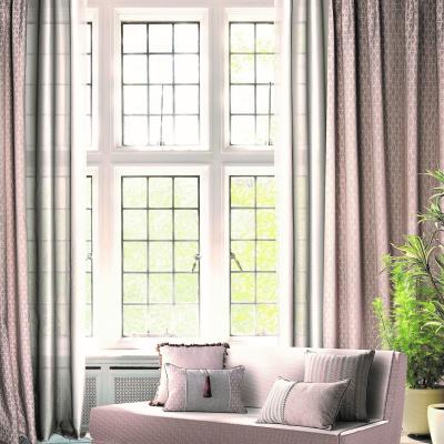 China Translucidus Blackout Curtains For Living Room Environmental Friendly à venda