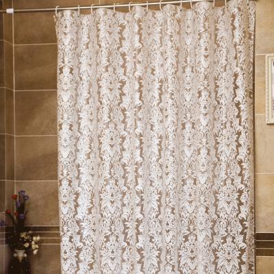 China Modern Clear Peva Waterproof Curtains For Shower Pleated Exterior Installation à venda
