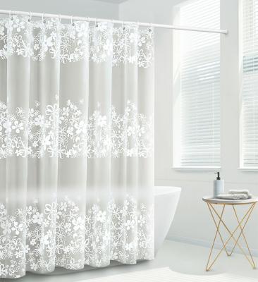 China Fashion Water Resistant Cloth Shower Curtain OEM / ODM Available à venda