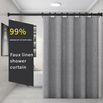 China Luxury Shower Polyester Shower Curtain Zebra Blinds OEM Size à venda