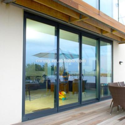 China Sliding Aluminum Alloy Modern Sliding Glass Balcony Door for sale