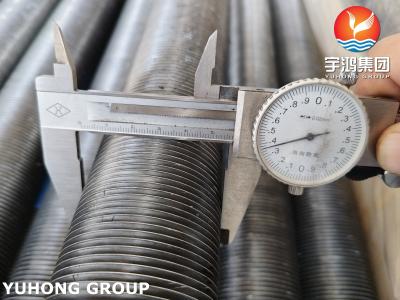 China Niedriglegiertes Stahl eingebettete G-Typ-Finnenröhren ASTM A213 T5 In Luftgekühlter Wärmetauscher zu verkaufen