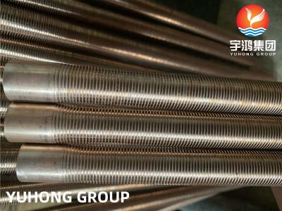 China ASTM B111 C70600-O61 Niedrigflossenröhrchen für Wärmetauscher Kondensatorröhrchenbundel zu verkaufen