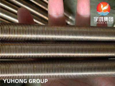 China SB111 C70600 Cu90Ni10 ASME Tubo de barbatana baixa Economia de energia para trocador de calor à venda