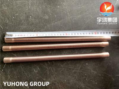 China Geração de energia ASTM B111 Tubos de barbatana baixa C70600-O61 Níquel de cobre à venda