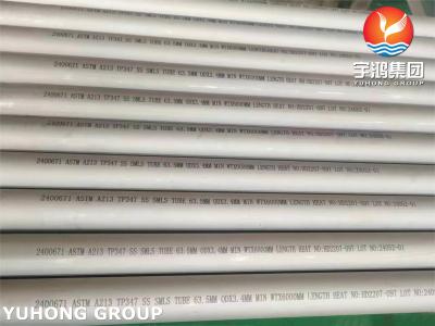 Chine ASTM A213 TP347 Pièces d'échangeur de chaleur à tube sans soudure en acier inoxydable à vendre