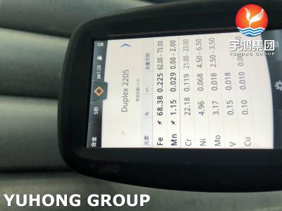 China Zweifachrohr aus Edelstahl ASTM A789 S32205 Wärmetauscher zu verkaufen