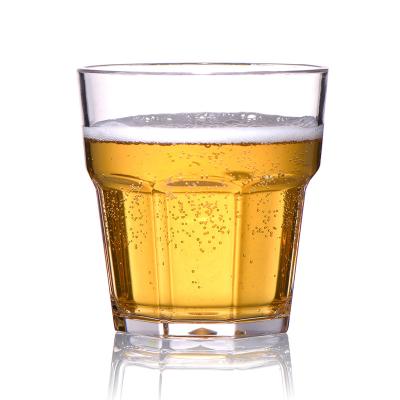 China Unbreakable Crystal Whiskey Glasses 5 Ounce Set Of 3, Rotating Old Fashioned Glasses, Tumbler Rocks Bar Glass For Drinking for sale