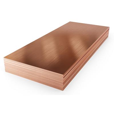 China Hot Selling Products Tin Plated Copper Stamped Thin Sheets Electrical Components Copper Plate Thin Sheet Copper Sheets for sale