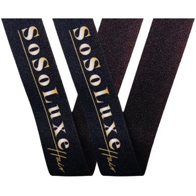 China Wholesale Custom Logo Woven Elastic Band Soft Elastic Waistband Underwear Printed Elastic for sale