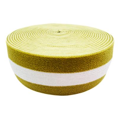 China Manufacturer Custom Woven Soft Viable Nylon Three Barreled Elastic Band Jacquard Elastic Strap For Underwear for sale