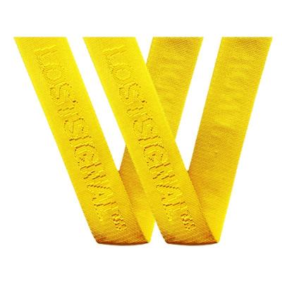 China 38MM Recycled Polyester Viable Wholesale Logo Jacquard Woven Webbing For Nylon Custom Bags for sale