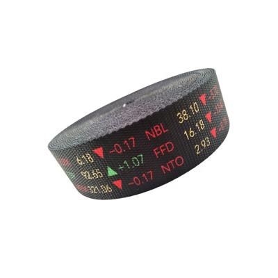 China Viable hot sale heat transfer webbing nylon sublimation printed polyester webbing for garment accessories for sale