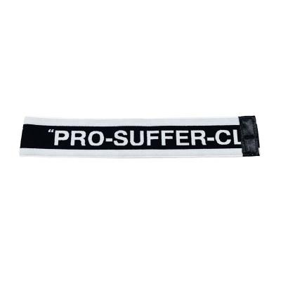 China Wholesale Custom Woven Nylon Elastic Logo Knit Ribbon Stretch Men's Sport Headband for sale