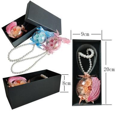 China Fashional Personalization Valentine's Day Gift Preserved Rose in Gift Box Rose in Glass Tube Flower Red Eternal for sale