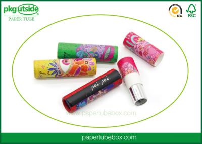 Chine Boîte de papier ronde faite main, tubes de carton cylindrique imprimés colorés de Papier d'emballage à vendre