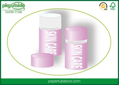 Chine Emballage cosmétique de carton de cylindre, conteneurs de papier à extrémité élevé de baume à lèvres à vendre
