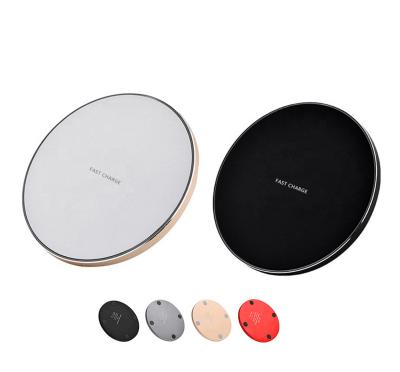 China High Speed Fast 1.67A Wireless Charging 10W 15W Qi Wireless Charger Pad For IPHONE14 Fast Round Wireless Charger CE FCC Rosh Certified 9V for sale