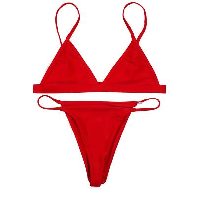 China Plus Size String Swimsuit Women Sexy Lift Up Micro Swimwear Thong Bikini Set Swimwear 2022 Bikinis And Beach Wear for sale