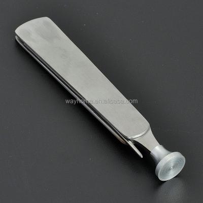 China 420J2 2-in-1 Stainless Steel 420J2 Tobacco Pipe Tool Tamper Pick Spoon Cleaning Reamer TK011 for sale