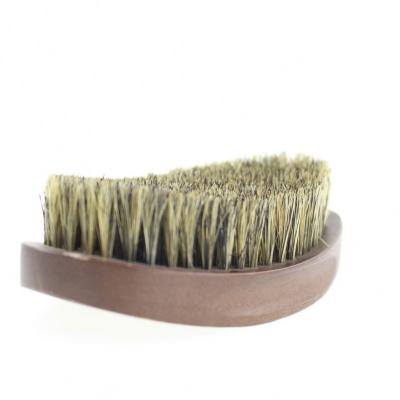China 100% Wooden Hog Hair Men's Facial Bow Beard Bristle Boar Brush Men's Care Handle Shaving Brush for sale