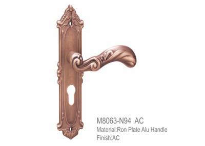 Chine Conception de bateau de niveau et poignées de porte en alliage de zinc de porte de rosettes de niveau de poignées 58mm à vendre