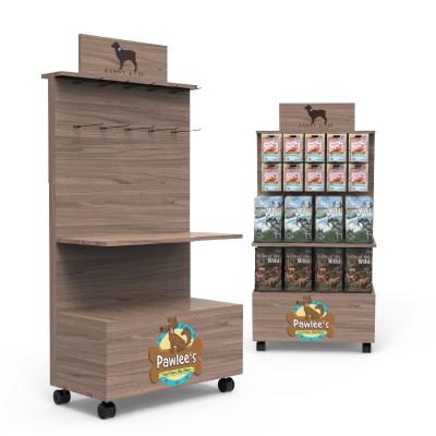 Китай Bevis горячая продажа Собаки и кошки Продукты для уборки игрушки Пища Деревянная полная палатка Поверхность выставка Поставка для домашних животных продается
