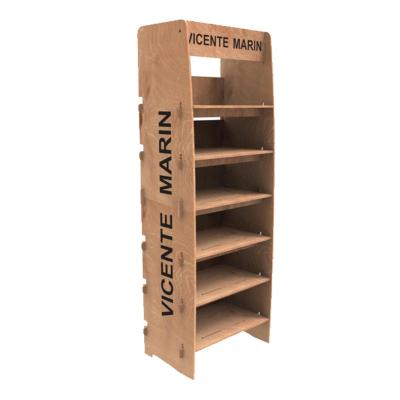 China Bevis Display Racks de produtos eletrônicos personalizáveis Prateleiras de madeira compensada para supermercados comerciais à venda