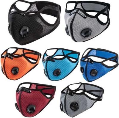China Anti-dust Sport Face Cycling Maskes With Valve for sale