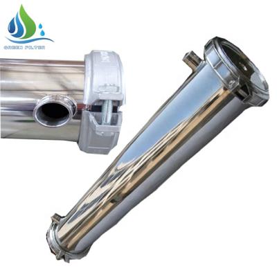 China RO Factory Price Good Frp And Stainless Steel 8 Inch RO Membrane Housing For Water Treatment for sale