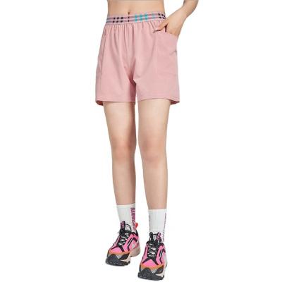 China Anti-wrinkle summer running outdoor sports polyester women quick dry shorts pants ladies casual shorts for sale