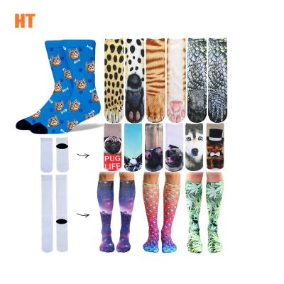 China HT-I-O0139 QUICK DRY custom made custom plain socks custom picture printed socks for men custom for sale