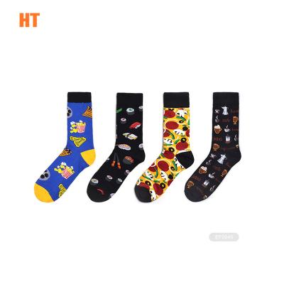 China QUICK DRY HT-I-E0512 Custom Design No Brand Novelty Socks Mens Socks For Men for sale