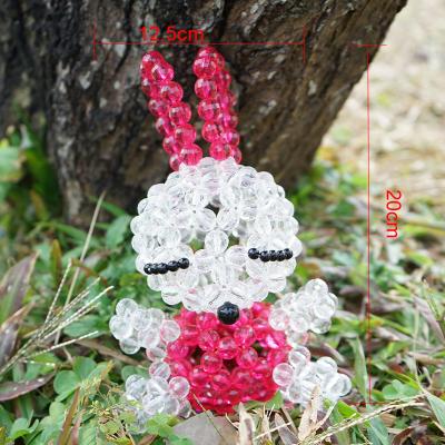China Bunny Style Furnishings Acrylic Beads Exquisite and Cute Durable Handcrafted Creative Gift Gift Item for sale