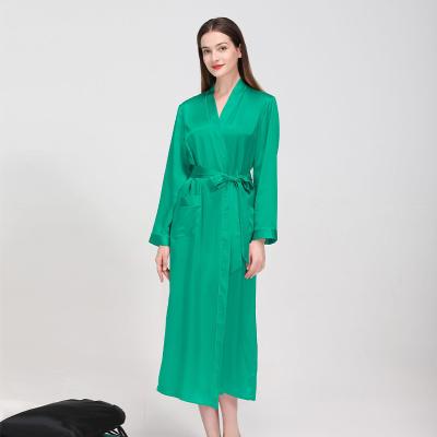 China Wholesale Luxury Comfortable Breathable Women's Pajamas Hot Selling Silk Set for sale