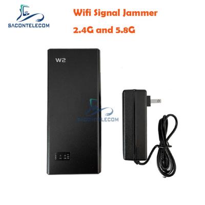 中国 AC240V 2.4G 5.8G WiFi信号ジャマー 3チャンネル 20m 4000mAH ポータブル 販売のため
