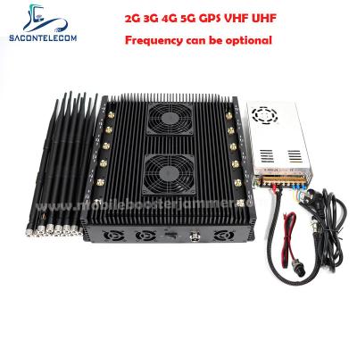 Cina 315mhz 433mhz Lora Cell Phone Signal Jammer 12 lega 90w il VHF LOJACK in vendita