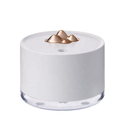 China 1.With colorful night light. 2021 New Arrival Design Battery Air Essential Oil Diffuser Small Desktop Mini Usb Humidifier for sale