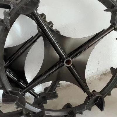 China High Speed Farmer Rice Transplanter Tires Solid Rubber Wheels | paddy field tires with rim for sale