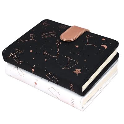 China PU Notebook Binder Spiral Notebook Agenda Planner Magnetic Leather A6 A5 Leather Stationery for sale