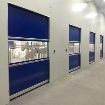 China Modern High Speed Clear Roll Up Door Industrial Rolled High Speed Steel Bending PVC Polycarbonate C Door Automatic High Speed Door for sale