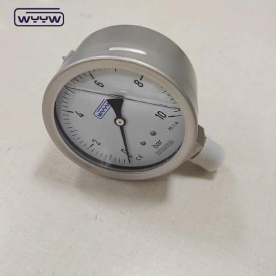 China Heavy Duty Industrial Liquid Filled Pressure Gauge Accuracy ±1.6% Of Full Scale for sale