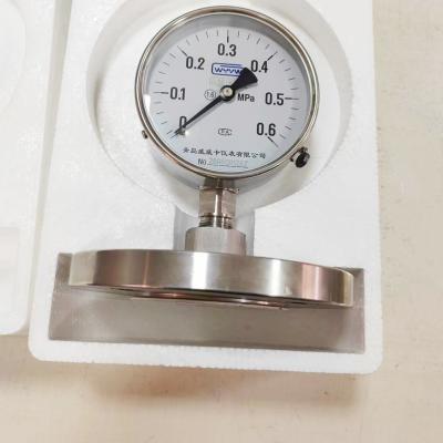 China Bottom Connection NPT Thread Standard Diaphragm Type Pressure Gauge For Precise Pressure Control And Monitoring for sale