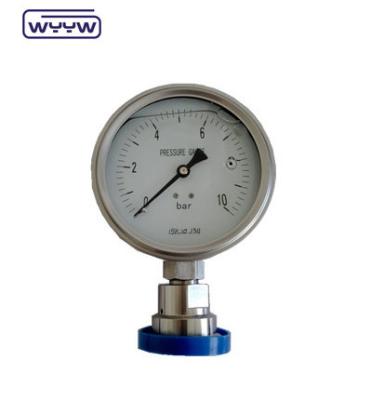 China Aluminum Dial Bourdon Tube Pressure Gauge For Precise Pressure Measurement In Heavy Duty for sale